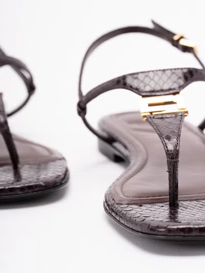 Fendi Ffold Ayers Flip-flops Shoes