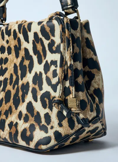 Ganni Leopard Bou Bucket Bag