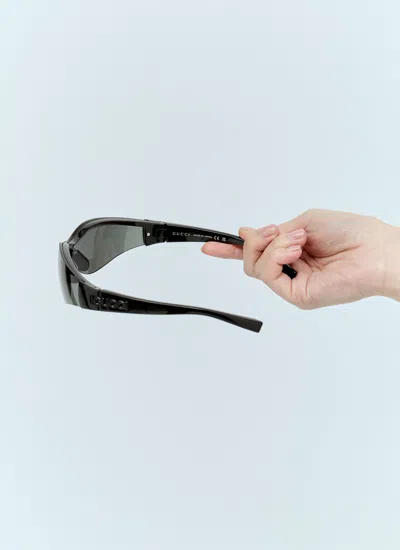 Gucci Women Mask-shaped Frame Sunglasses