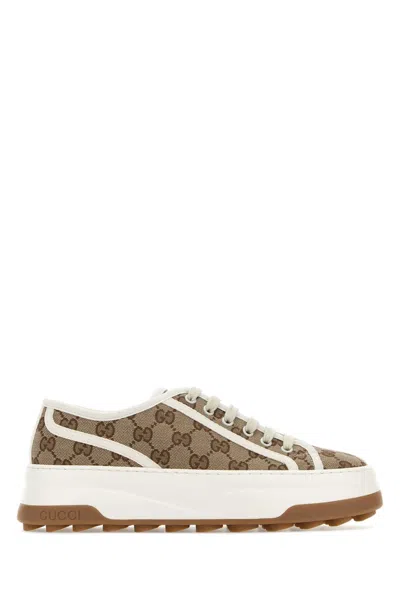 Gucci Gg Canvas Low-top Platform Sneakers