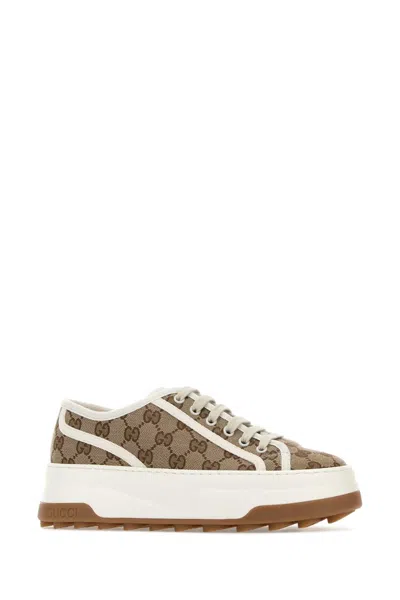 Gucci Gg Canvas Low-top Platform Sneakers
