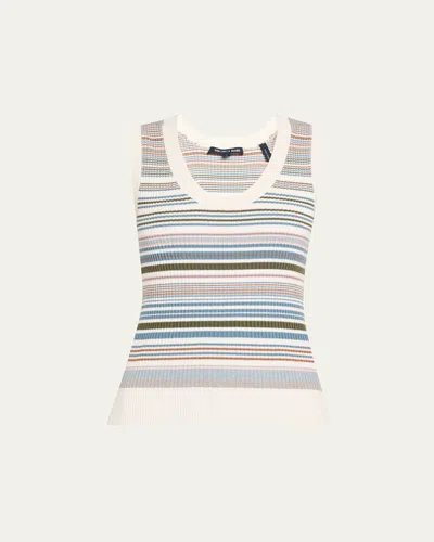 Veronica Beard Ezinna Stripe Knit Tank Top