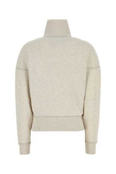 Isabel Marant Étoile Isabel Marant Etoile Women Melange Sand Cotton Blend Ross Sweatshirt In Neutral