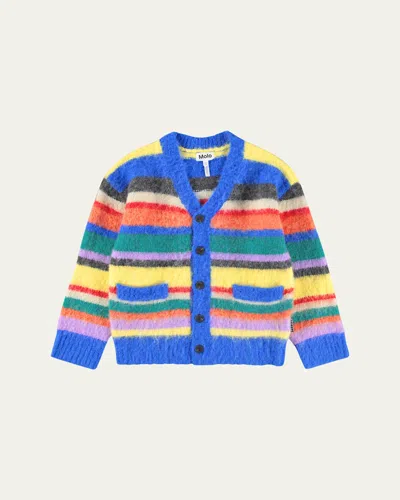 Molo Brutus Cardigan In Blue