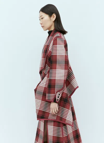Issey Miyake Women Counterpoint Check Jacket In Multi