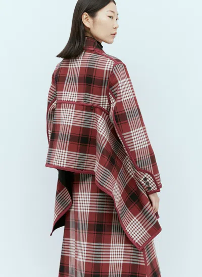 Issey Miyake Women Counterpoint Check Jacket In Multi