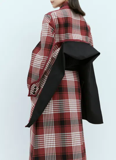 Issey Miyake Women Counterpoint Check Jacket In Multi