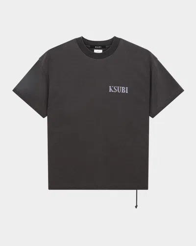 Ksubi Engine Ekcess Oversized Graphic Tee In Black