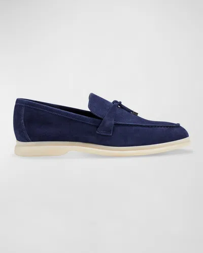Marc Fisher Ltd Yanelli Suede Tie Slip-on Casual Loafers