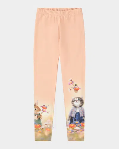 Molo Niki Leggings In Pink