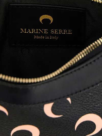 Marine Serre Women 'moon Canvas Eclips' Mini Shoulder Bag