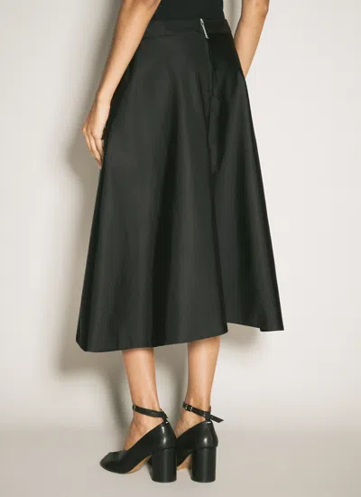 Marni Women Twill Midi Skirt In Green