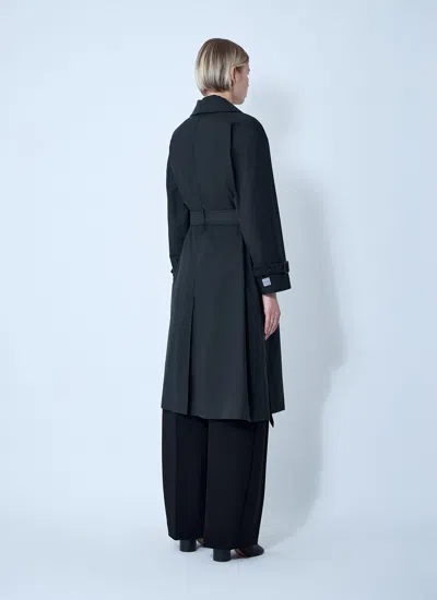 Max Mara Women Rain Trench Coat In Black