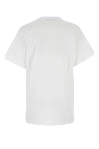 Max Mara Crew Neck Cotton T-shirt By Mango In White