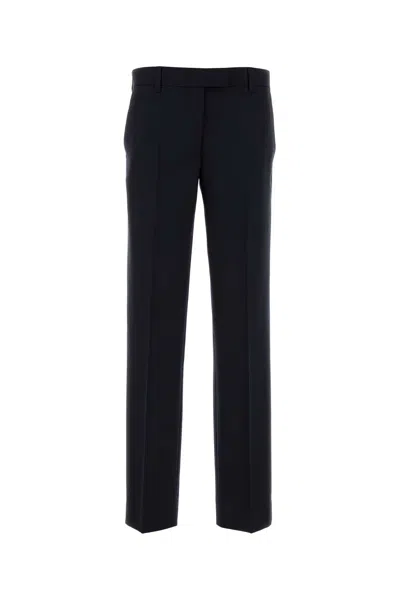 Miu Miu Women Embroidered Stretch Wool Palazzo Pant
