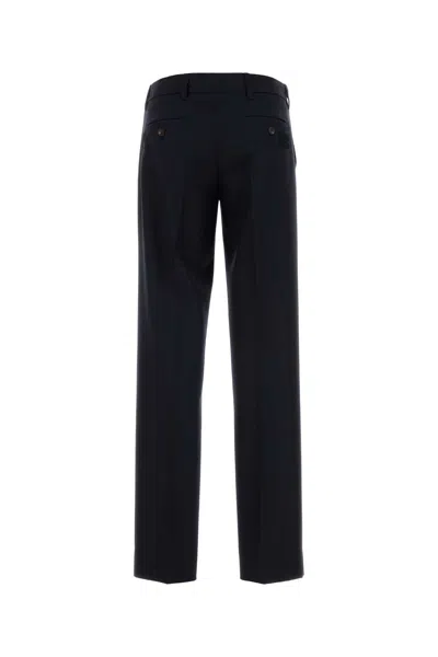 Miu Miu Women Embroidered Stretch Wool Palazzo Pant