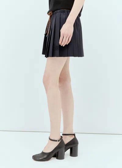 Miu Miu Women Pleated Batavia Skirt