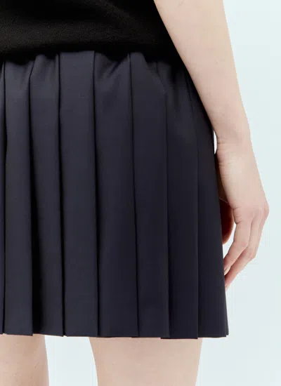 Miu Miu Women Pleated Batavia Skirt