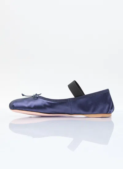 Miu Miu Women Satin Ballerina Flats