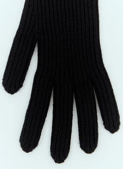 Moncler Women Wool Knit Gloves