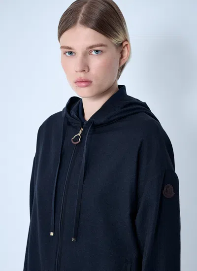 Moncler Women Wool-blend Zip-up Sweatshirt