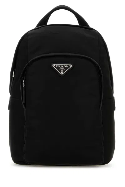 Prada Black Triangle-logo Crossbody Bag