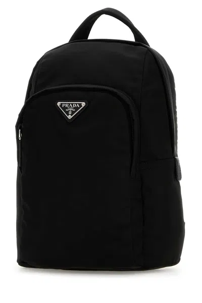 Prada Black Triangle-logo Crossbody Bag