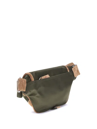 Prada Men Re-nylon And Suede Fanny Pack