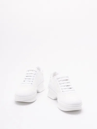 Prada Wavy Triangle Logo Low-top Sneakers