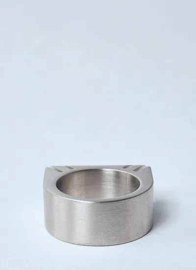 Rick Owens Men Beveled Ring