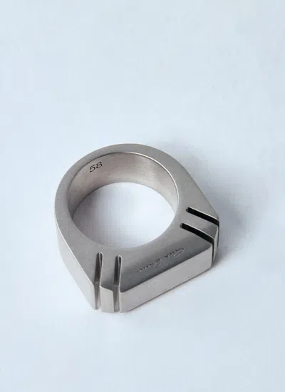 Rick Owens Men Beveled Ring