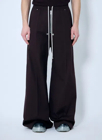 Rick Owens Wide-leg Trousers With Drawstring In Black
