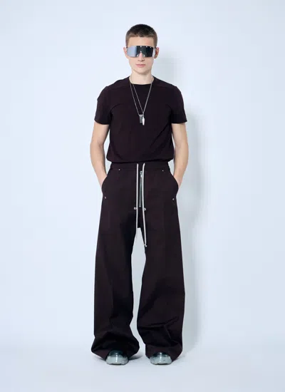 Rick Owens Wide-leg Trousers With Drawstring In Black