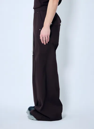 Rick Owens Wide-leg Trousers With Drawstring In Black