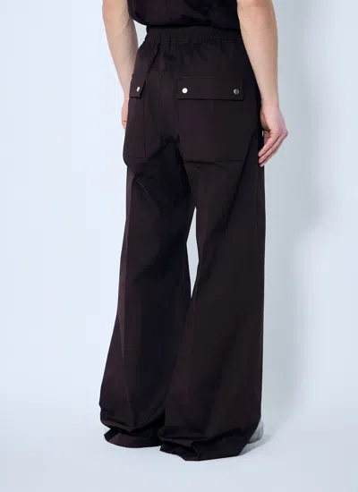 Rick Owens Wide-leg Trousers With Drawstring In Black