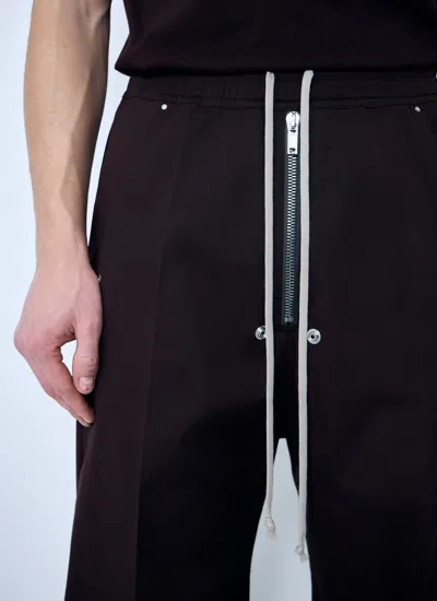 Rick Owens Wide-leg Trousers With Drawstring In Black