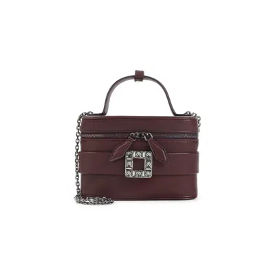 Roger Vivier Vanity Micro Bag Rectangular Shape In Purple