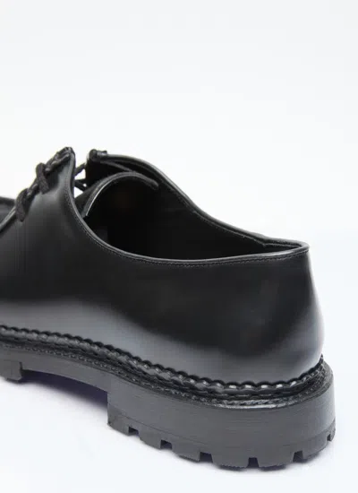Saint Laurent Men Ponyhair Leather Loafers