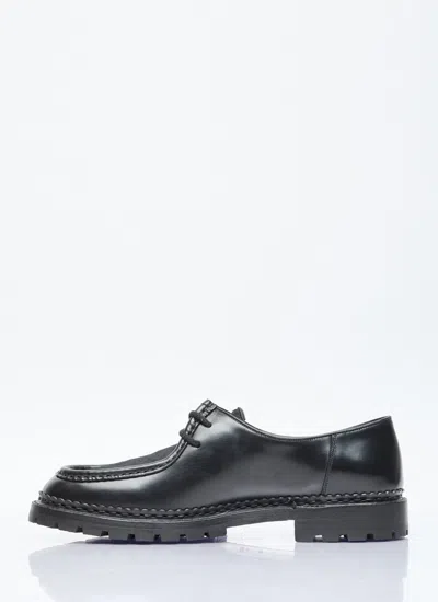 Saint Laurent Men Ponyhair Leather Loafers