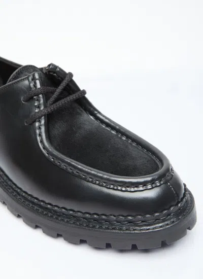 Saint Laurent Men Ponyhair Leather Loafers