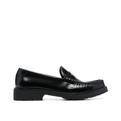 Saint Laurent Le Loafer High-shine Finish Flat Shoes