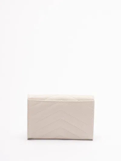 Saint Laurent Women `cassandre Matelassé` Small `envelope` Wallet