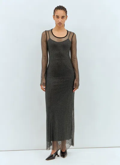 Sportmax Crystal Embellishment Maxi Dress