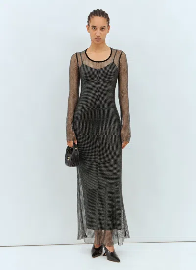 Sportmax Crystal Embellishment Maxi Dress