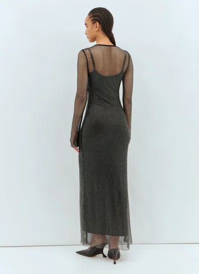Sportmax Crystal Embellishment Maxi Dress