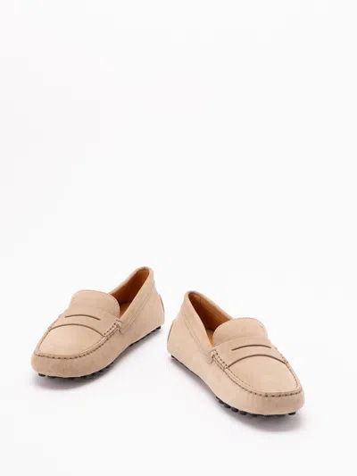 Tod's Women `gommino` Driving Shoes In Suede