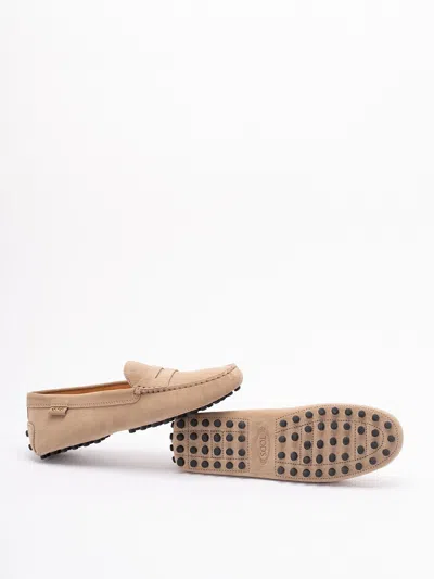 Tod's Women `gommino` Driving Shoes In Suede
