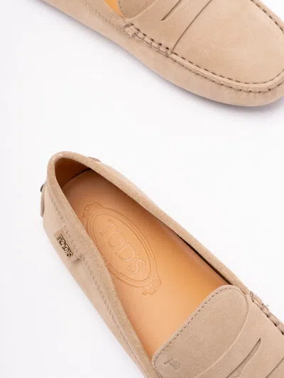 Tod's Women `gommino` Driving Shoes In Suede