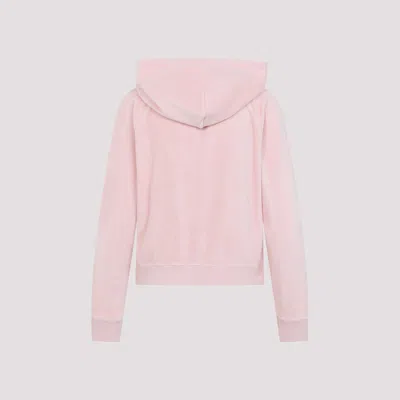 Tom Ford Towelling Hoodie With Hood And Pockets In Pink