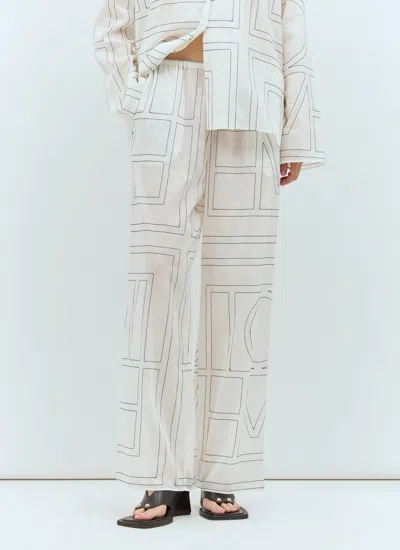 Totême Toteme Women Monogram Pyjama Pants